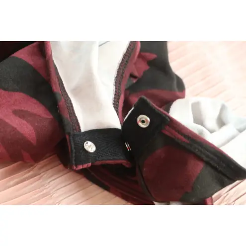 Zenana  Camo Print Racerback Bodysuit