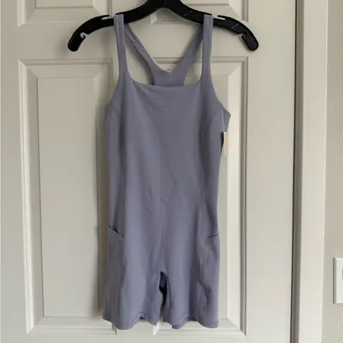 Free People Movement Free People FP Movement Never Better Runsie - Size XS - Platinum/Light Lavender