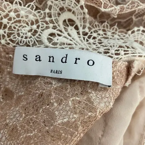 Sandro SZ 3 Peaches lace dress