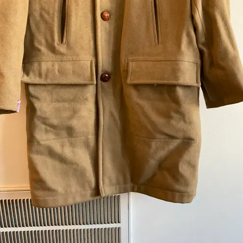 Vintage McGregor Camel Car Wool Fleece Line winter Peacoat Sz 38 Tan Size M