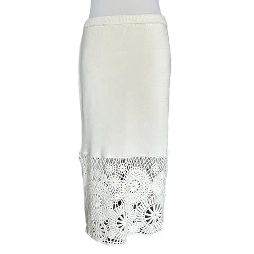 House of Harlow 1960 Crochet Knit Skirt 2 pc Set