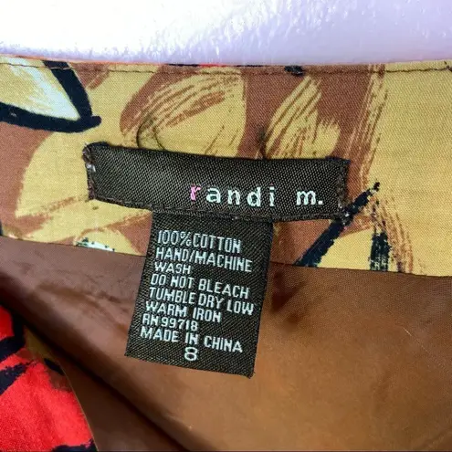 Randi M. Floral Print Poplin Cotton A