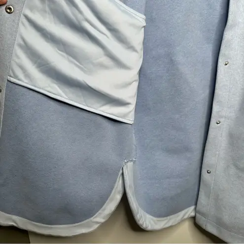 CALIA by Carrie Underwood Blue Button Up Shacket Jacket Size XL