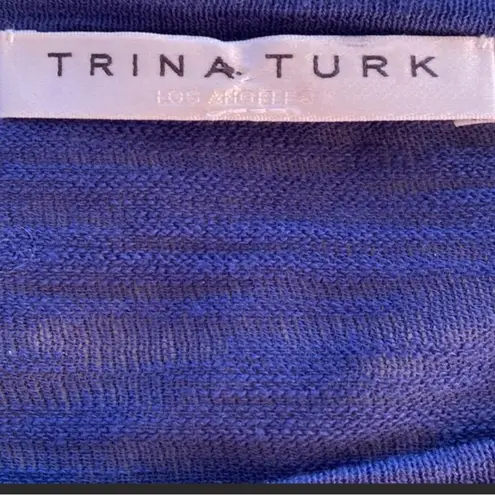 Trina Turk  Rainbow Sweater navy/multi sz M