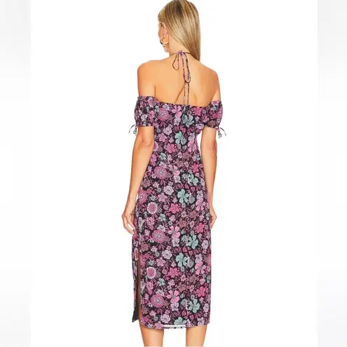 Majorelle Olivia Midi Dress in Dancing Valley Black
Nwt