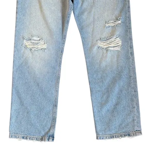 Free People  Button Fly Relaxed Fit High Rise
Jeans Size 28