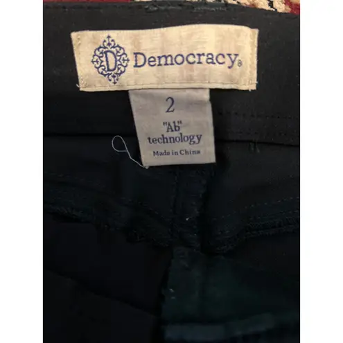 Democracy Women's Green Ab Solution Skinny Jeans Size 2 Stretch Casual Denim
