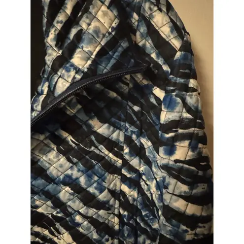 Ruby Rd  Women's Size L Blue And Black Full Zip Jacket