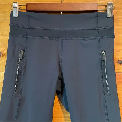 Lululemon  Inspire Tight II Mesh Leggings in Nocturnal Teal Navy Blue 4 W5G33S