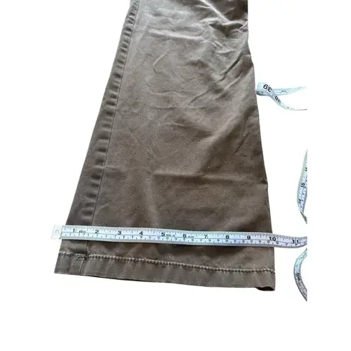 London Jean corduroy pants womens size 12 long christie fit chino straight brown