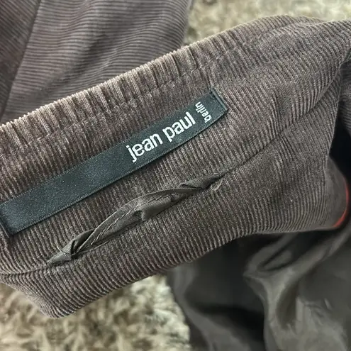 Jean Paul Berlin Brown Corduroy Jacket Size 10