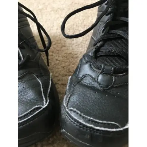 Avia Women's Oil & Slip Resistant Shoes Sneakers Lace Up Black Size 8