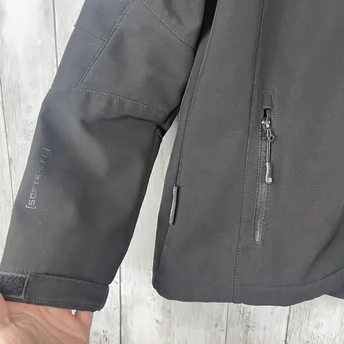 Mountain Warehouse Jacket Women 6 Black Exodus Softshell Outdoor Waterproof