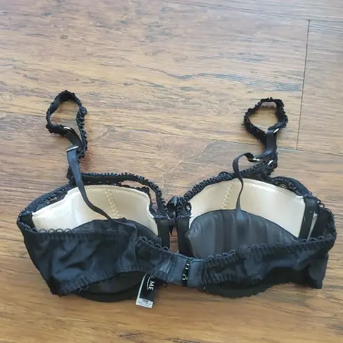 Adore Me  Elegant Chic Feminine Whimsigoth Romantic Fairy Black Lace Bra Size 36B