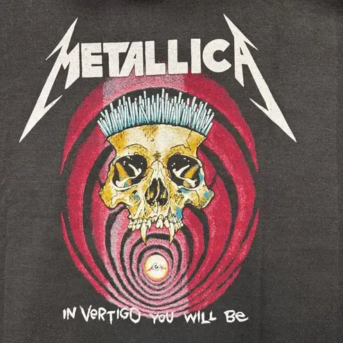 Metallica In Vertigo You Will Be Heavy Metal Band Oversized Hoodie Size Large