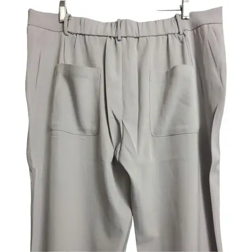 NWT AREA STARS Grey Liz Pant Dress Pants Belt Loops Polyester Large Gray