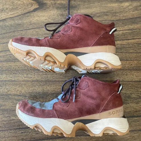 Sorel  Women’s Kinetic Impact Caribou Waterproof Boot spice/blackened brown 10.5