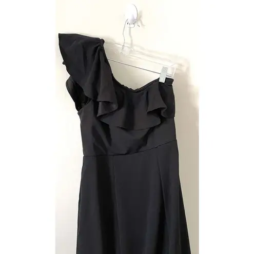 Show Me Your Mumu  Floretine Maxi One Strap Maxi Dress Black Size Medium NEW