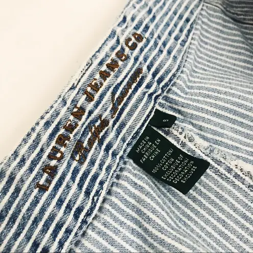 Ralph Lauren Lauren Jeans Co. Striped Cotton Shorts | Size 8