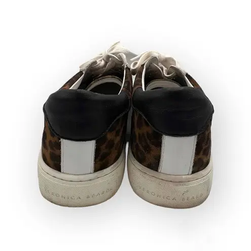 Veronica Beard Suede Leopard Bibi Sneakers Size 10