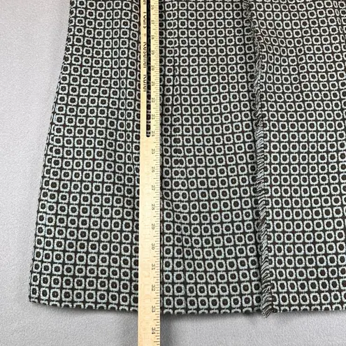 Worthington  Coat Womens 20W Blue Brown Geometric Pattern Acrylic Lined Jacket