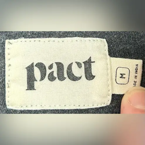 Pact Size M 100% Organic Cotton Color Block Sweatshirt