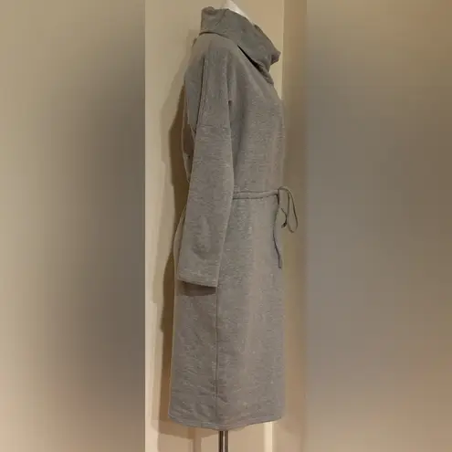 Nife Gray Sweater Dress With Draw String Waist Tie. Active Sport. Sz XXL…