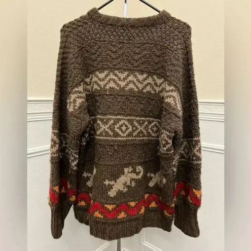 Vintage Country Knits Wool Sweater – Made in New Zealand (XL) Tan