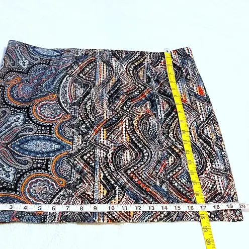 Elegant Paisley Skirt Black Size undefined