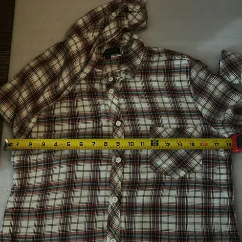Sanctuary  Plaid Button Down S Gorpcore Academia Fall Winter Cabincore Cowgirl