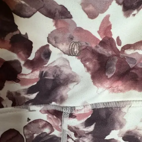 Balance Collection Pink/Purple Floral Leggings Size Small