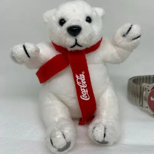 Coca-Cola  34mm unisex watch with mini Polar Bear Plush Classic Stuffed running - Image 8
