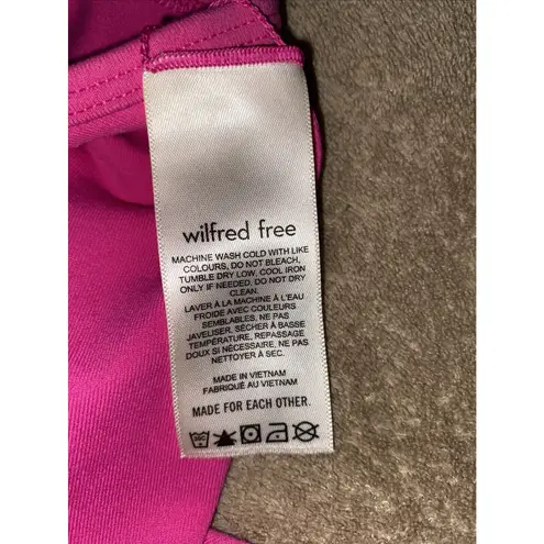 Wilfred Free Aritzia Jumpsuit Women’s Pink Small Athletic Flare Stretch EUC