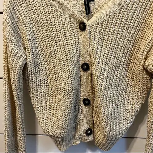 The Moon  & Madison Cream Cardigan Sweater