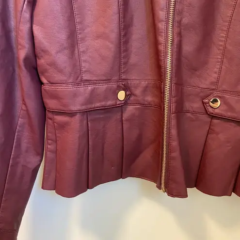 New York & Co. NWOT | women’s faux leather jacket — medium