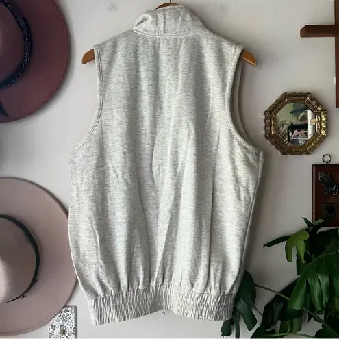 Vintage 90s WHITEFISH BAY floral vest Woman’s SIZE SMALL gorpcore granola girl Gray