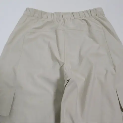 Lululemon HR Cropped Utilitech Cargo Pants 26 Nat Ivory