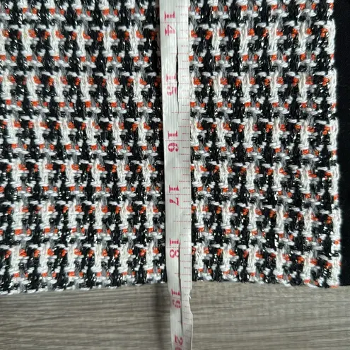 Maje NEW Jivi contrast-trim tweed mini skirt 34