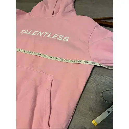 Talentless  Pink Hoodie Size Medium