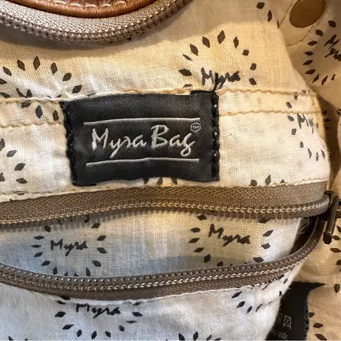 Myra Bag Tapestry Tote Crossbody Convertible Boho Southwest Carpet Shoulder Bag Brown