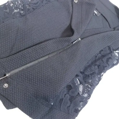 Mossimo Lace Moto Vest Size XS