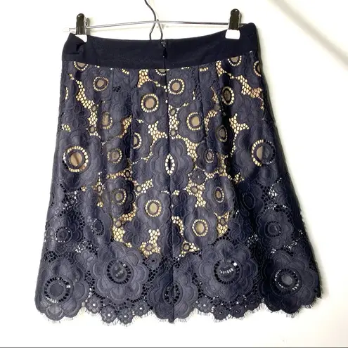 For Love & Lemons  Sonya black lace Mini Skirt S