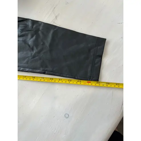 Wilfred Free Black Faux Leather Leggings Pants Womens Size M