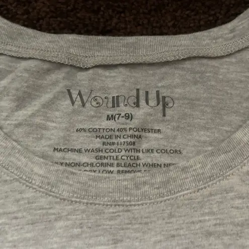 Wound Up gray Always Choose Love short sleeve shirt M Junior’s