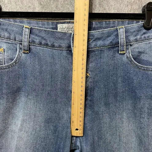 Baby Phat  Fashions Jeans Womens 15 Capris Cropped Rhinestones‎ 90s Y2K Vintage