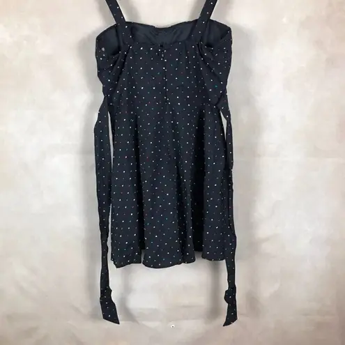 HEART SOUL Colorful Polka Dot Cotton Dress NWT L Black Size undefined