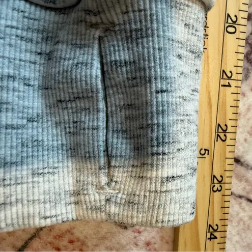 90 Degree by Reflex Scuba Style Full Zip Thumb Hole Super Soft Hoodie Sweatshirt Gray Size M