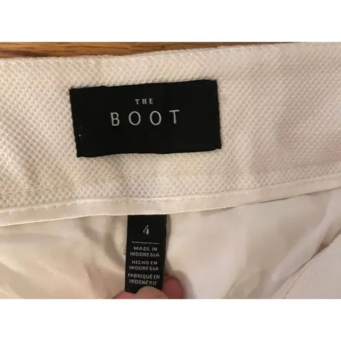 White House | Black Market  The boot Maritime White Trouser Pants Size 4 nautical