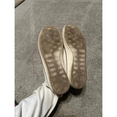 Dr Scholl’s Womens Sweet‎ Life Sneaker Shoes White Leather Low Top Size US 10