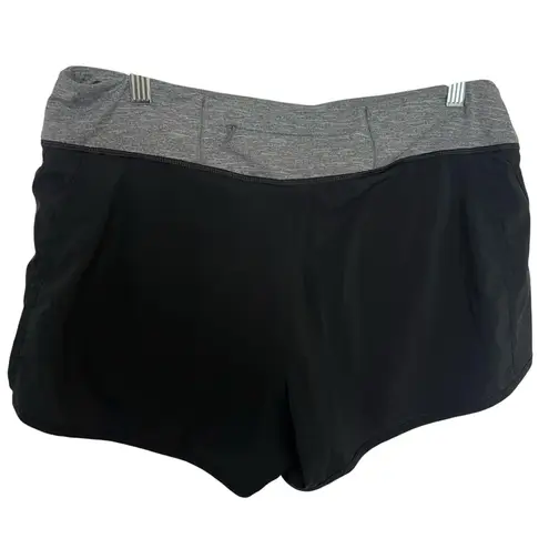 Mountain Hardwear Active Running Shorts Black Gray Lined Large Women’s